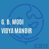 G. B. Modi Vidya Mandir School Logo