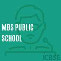 Mbs Public School Logo