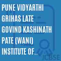 Pune Vidyarthi Grihas Late Govind Kashinath Pate (Wani) Institute of Managment Logo