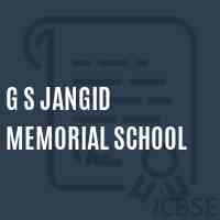G S Jangid Memorial School Logo