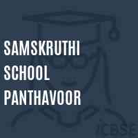 Samskruthi School Panthavoor Logo