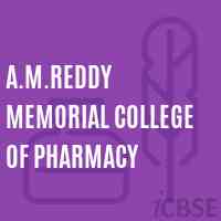 A.M.Reddy Memorial College of Pharmacy Logo