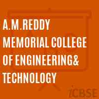 A.M.Reddy Memorial College of Engineering& Technology Logo