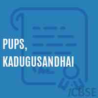 Pups, Kadugusandhai Primary School Logo