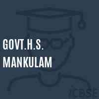 Govt.H.S. Mankulam Secondary School Logo