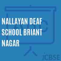 Nallayan Deaf School Briant Nagar Logo