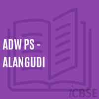 Adw Ps - Alangudi Primary School Logo