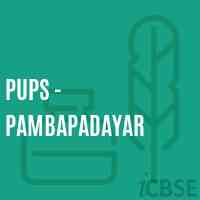 Pups - Pambapadayar Primary School Logo