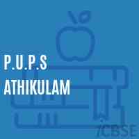 P.U.P.S Athikulam Primary School Logo