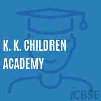 K. K. Children Academy School Logo