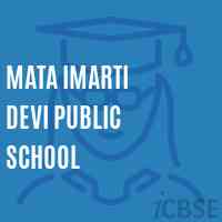 Mata Imarti Devi Public School Logo