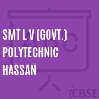 Smt L V (Govt.) Polytechnic Hassan College Logo