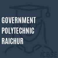 Government Polytechnic Raichur College Logo
