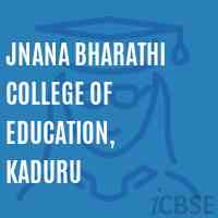 Jnana Bharathi College of Education, Kaduru Logo