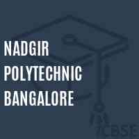 Nadgir Polytechnic Bangalore College Logo