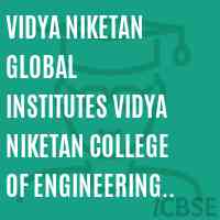 Vidya Niketan Global Institutes Vidya Niketan College of Engineering Address: 670, Taluka - Sangamner, District Ahmednagar 422602 Logo