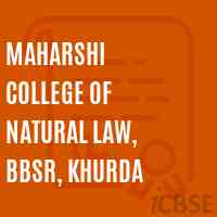 Maharshi College of Natural Law, BBSR, Khurda Logo