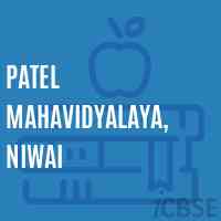 Patel Mahavidyalaya, Niwai College Logo