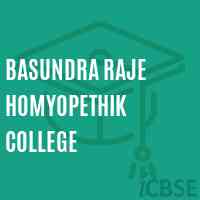 Basundra Raje Homyopethik College Logo