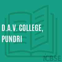 D.A.V. College, Pundri Logo