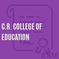 C.R. College of Education Logo