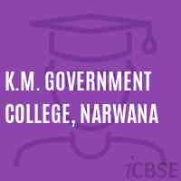 K.M. Government College, Narwana Logo