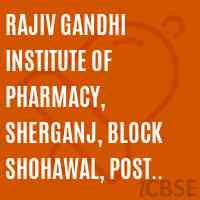 Rajiv Gandhi Institute of Pharmacy, Sherganj, Block Shohawal, Post Mahadev Panna Road, Satna-485001 Logo
