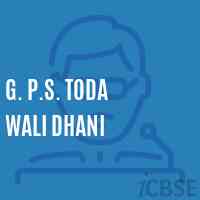 G. P.S. Toda Wali Dhani Primary School Logo