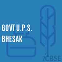 Govt U.P.S. Bhesak Middle School Logo