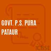 Govt. P.S. Pura Pataur Primary School Logo