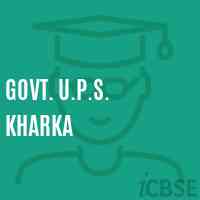 Govt. U.P.S. Kharka Middle School Logo