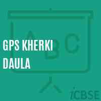 Gps Kherki Daula Primary School Logo