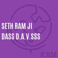 Seth Ram Ji Dass D.A.V.Sss Senior Secondary School Logo