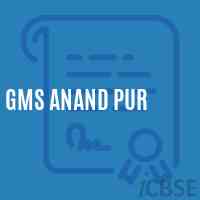Gms Anand Pur Middle School Logo