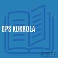Gps Kukrola Primary School Logo