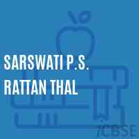 Sarswati P.S. Rattan Thal Secondary School Logo
