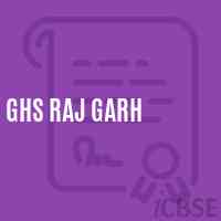 Ghs Raj Garh Secondary School Logo