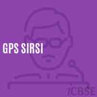 Gps Sirsi Primary School Logo