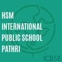 Hsm International Public School Pathri Logo
