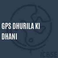 Gps Dhurila Ki Dhani Primary School Logo