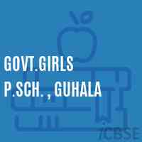 Govt.Girls P.Sch. , Guhala Primary School Logo