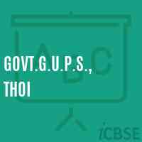Govt.G.U.P.S., Thoi Middle School Logo