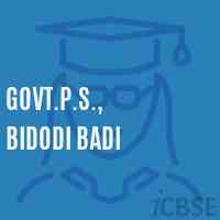 Govt.P.S., Bidodi Badi Primary School Logo
