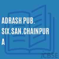 Adrash Pub. Six.San.Chainpura Middle School Logo