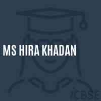 Ms Hira Khadan Middle School Logo