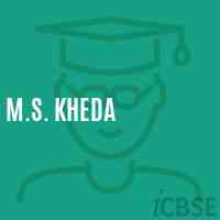 M.S. Kheda Middle School Logo