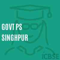 Govt Ps Singhpur Primary School Logo
