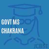 Govt Ms Chakrana Middle School Logo