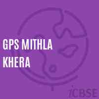 Gps Mithla Khera Primary School Logo