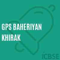 Gps Baheriyan Khirak Primary School Logo